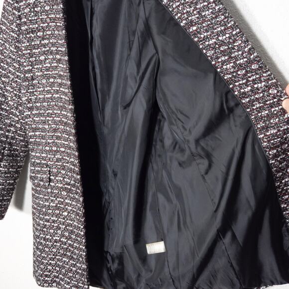 Calvin Klein Women’s Raffia Coat Old Money Office Siren Quiet Luxury Size L - Picture 9 of 12